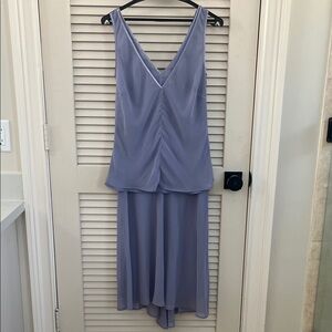 Elegant Lavender Sleeveless 2 piece top and skirt